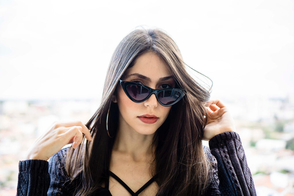 Skinny Cat Eye Sunglasses