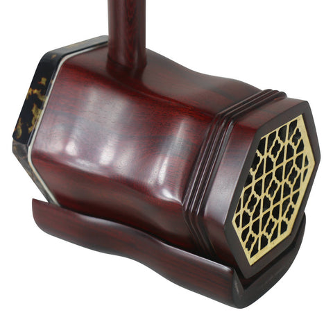 高品質なアフリカ老紫檀鳳凰を刻む二胡楽器中国バイオリンフィドル販売