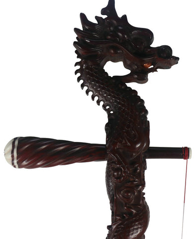 高品質なアフリカ老紫檀龍を刻む二胡楽器中国バイオリンフィドル販売