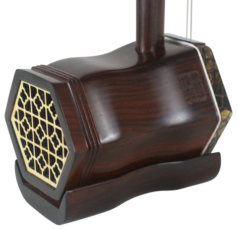 高品質な明清の老紅木龍を刻む二胡楽器中国バイオリンフィドル販売販売