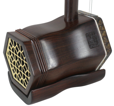 高品質な明清の老紅木二胡楽器中国バイオリンフィドル販売