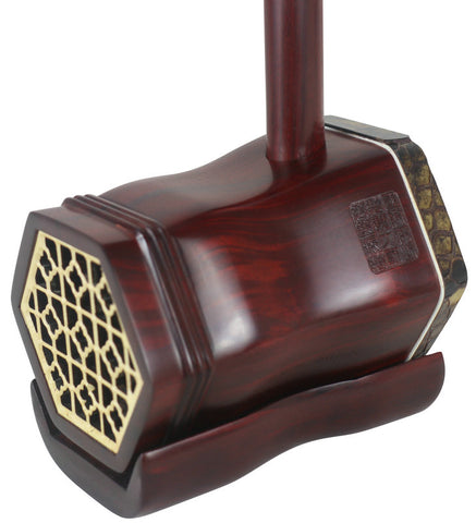 高品質なアフリカ老紫檀鳳凰を刻む二胡楽器中国バイオリンフィドル販売