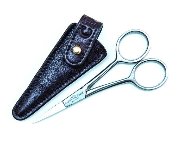 Grooming Scissors w/Leather Pouch