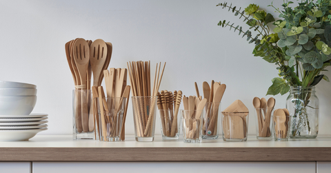 bamboo kitchen utensils