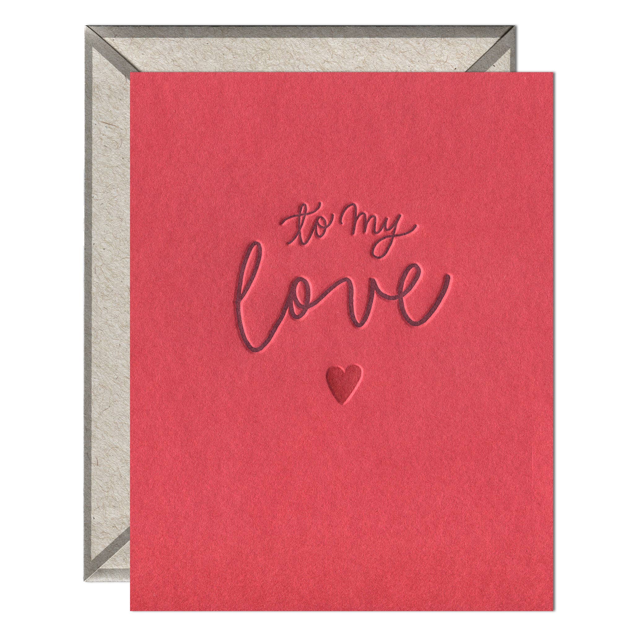 To My Love - Love + Anniversary card