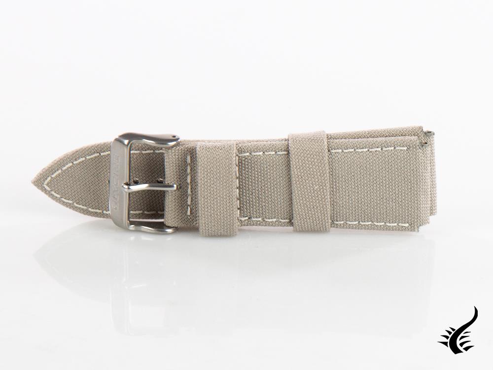 Glycine, Fabric strap, 24mm, Grey, CBIGGR-24