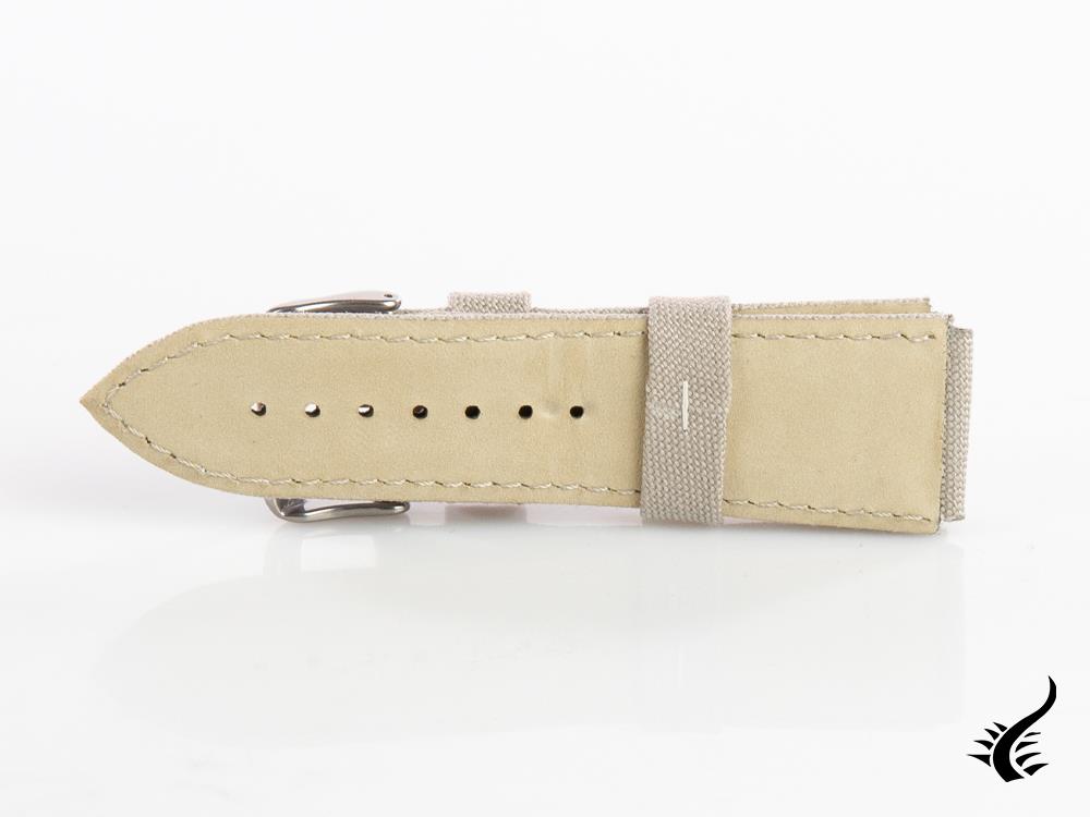 Glycine, Fabric strap, 24mm, Grey, CBIGGR-24