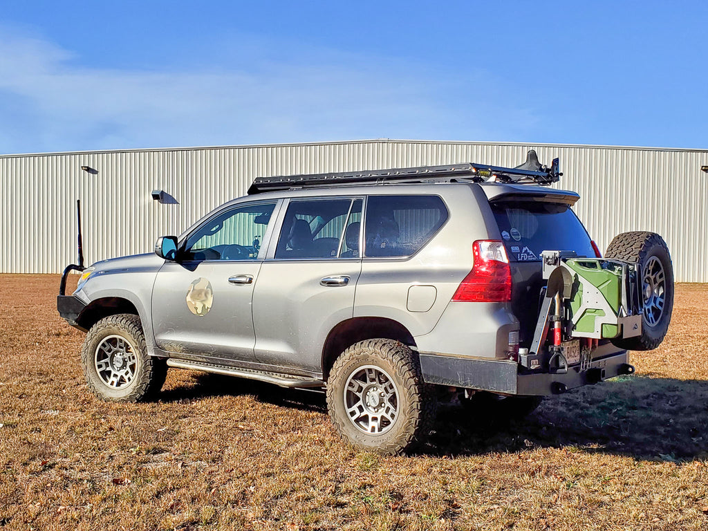 LFD Off Road Lexus GX460 Roof Rack - Stainless Steel - New Wide Version