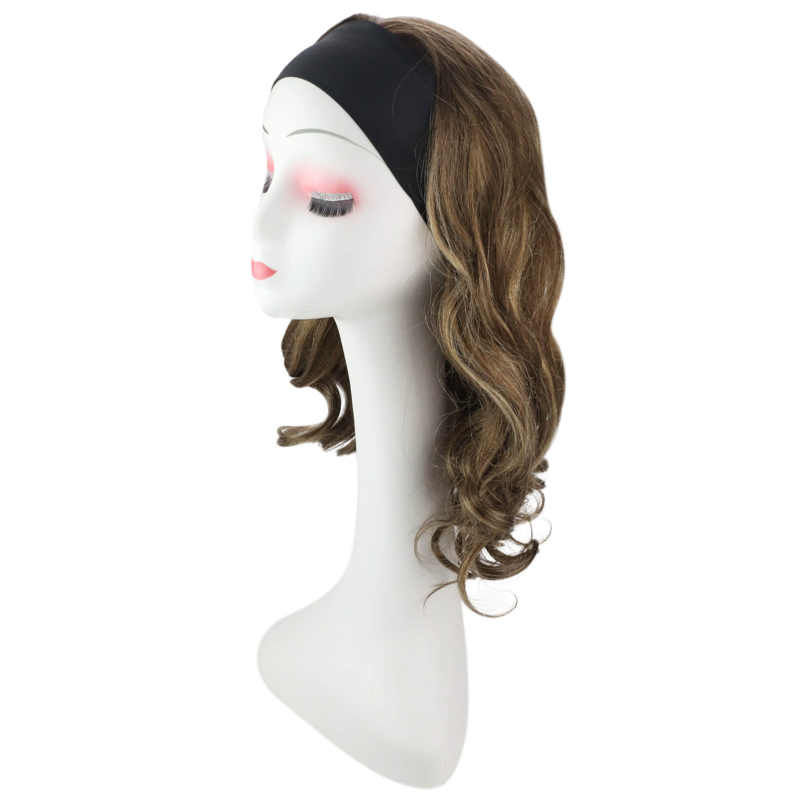 Fshine Kinky Curly Headband Wigs for Women #TF5/10