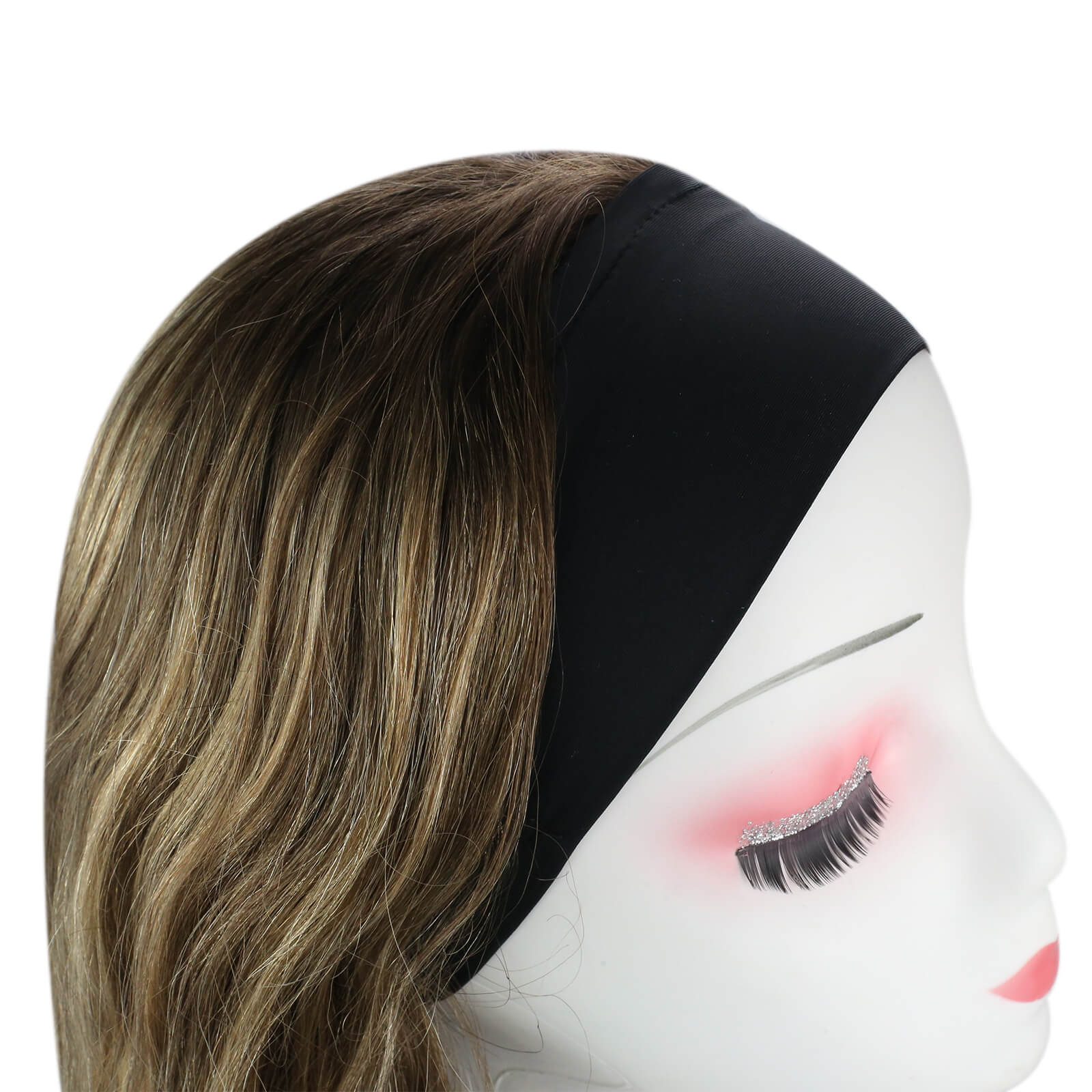 Fshine Kinky Curly Headband Wigs for Women #TF5/10