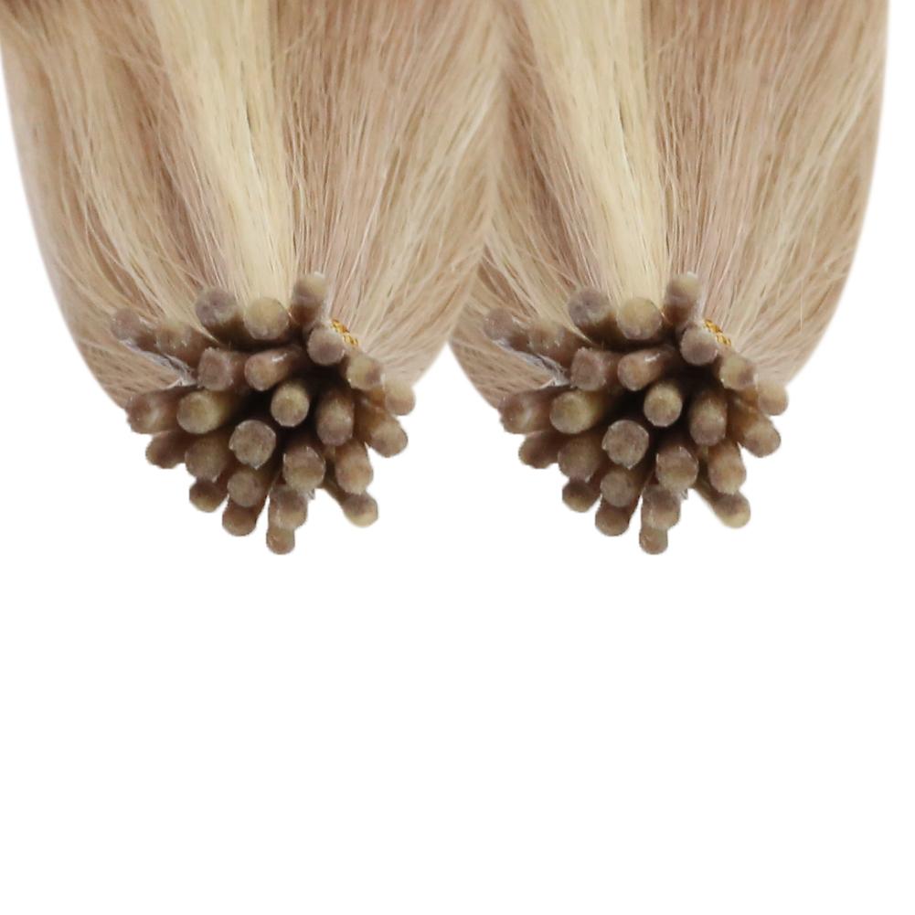 Fshine Virgin I Tip Real Human Hair 20g Hair Extensions Blonde (#P18/613)