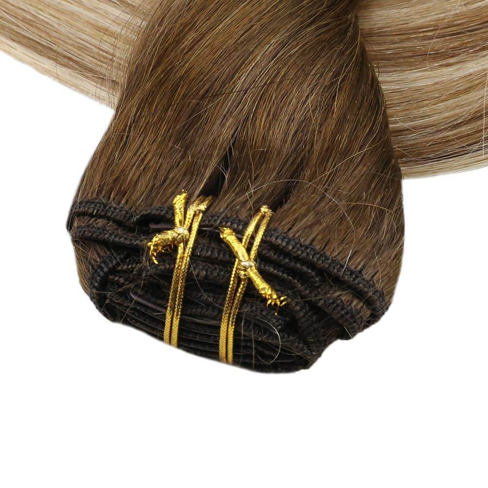 Up To 73% Off Clip in Extensions 100% Remy Human Hair Balayage Color (6/10/24)