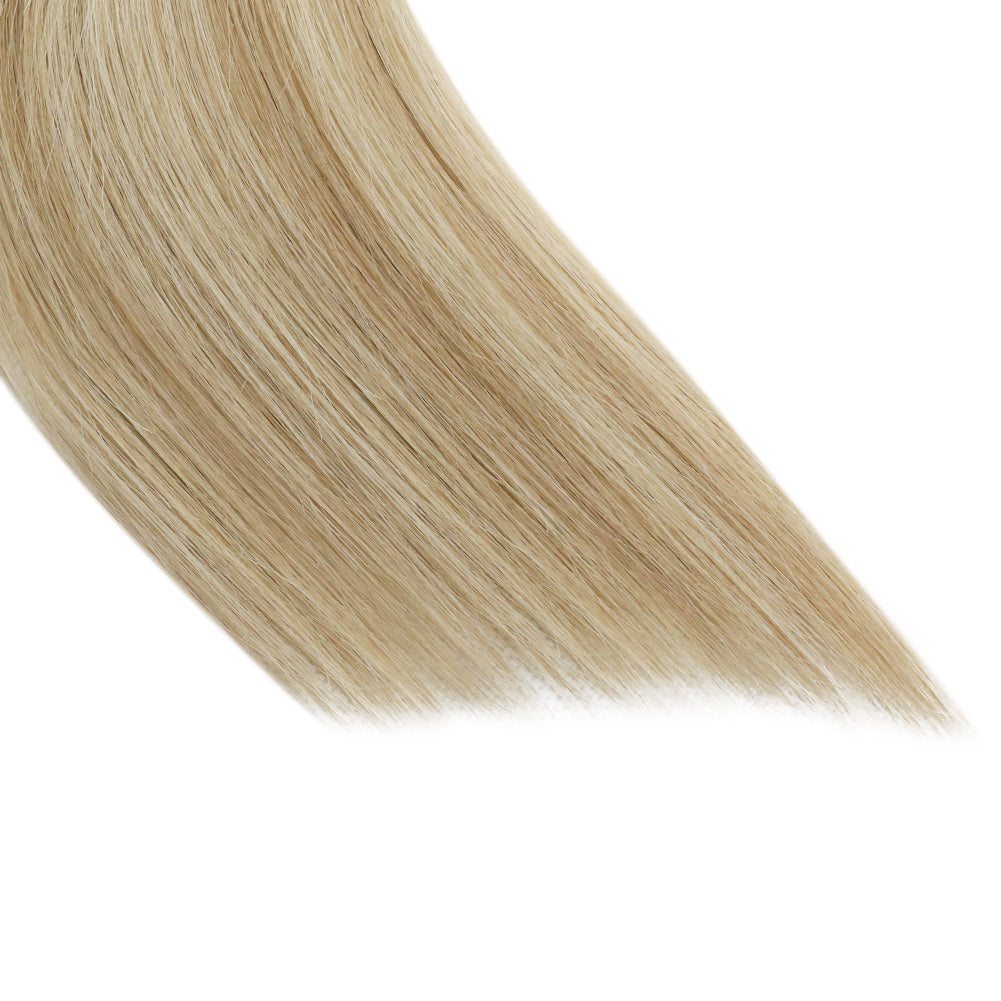 I Tip Hair Extensions Remy Pastel Highlight Blonde Hair Extensions (#16P24)