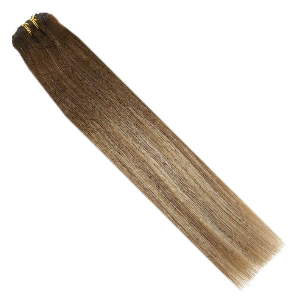 Up To 73% Off Clip in Extensions 100% Remy Human Hair Balayage Color (6/10/24)