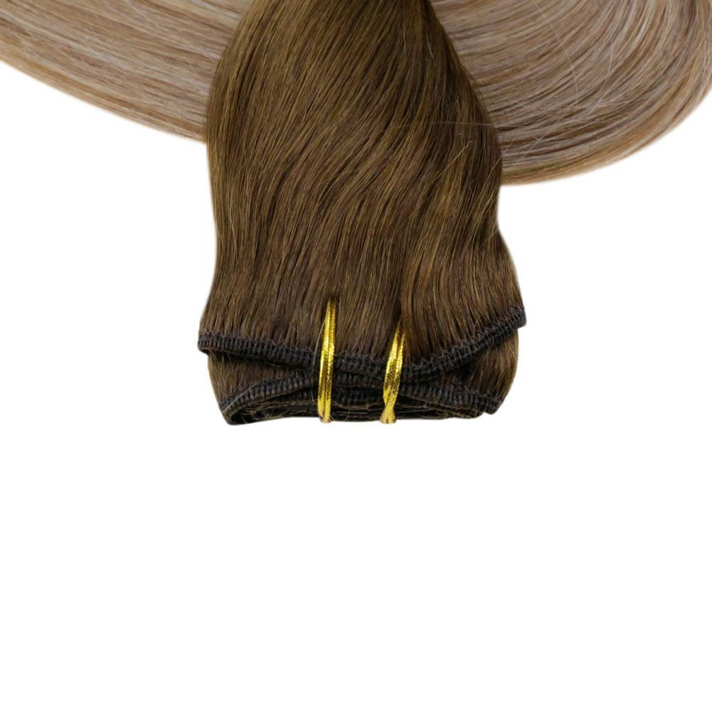 Up To 73% Off Clip in Extensions 100% Remy Human Hair Balayage Color (3/10/18)