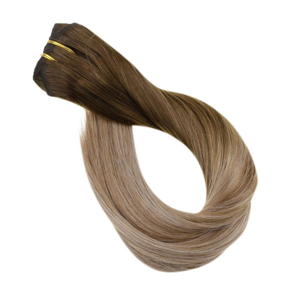 Up To 73% Off Clip in Extensions 100% Remy Human Hair Balayage Color (3/10/18)