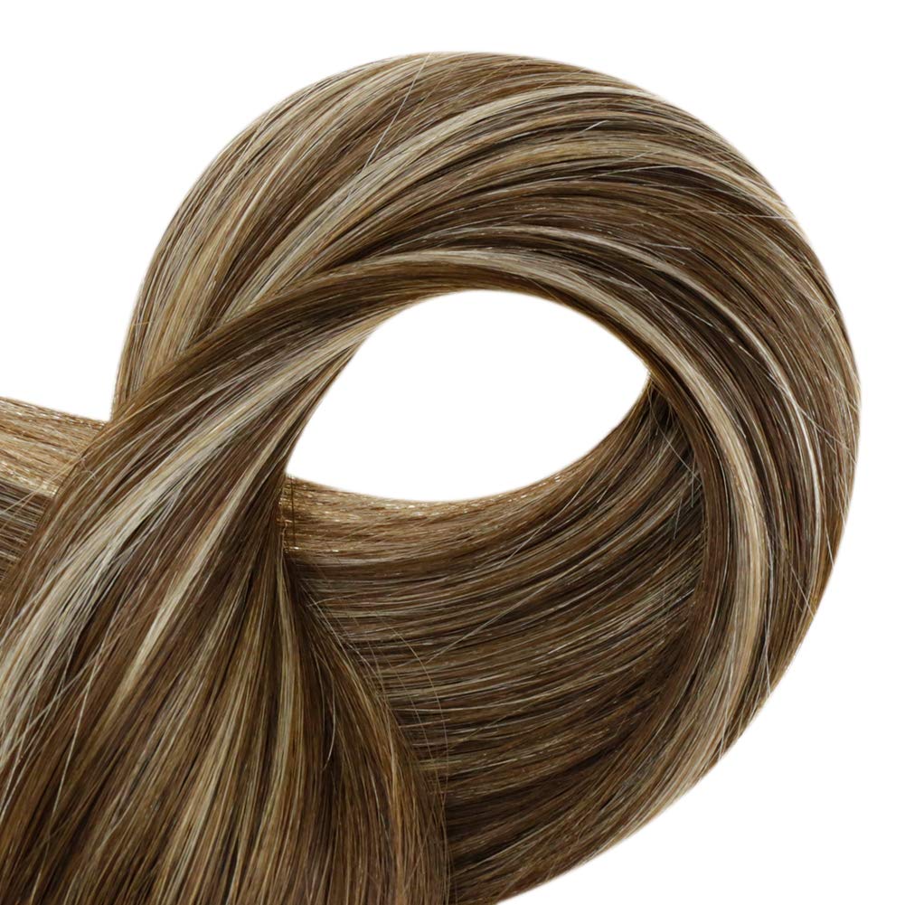 FShine Lace Clip In Hair Extensions Clip in Hair Extensions #4/24/4