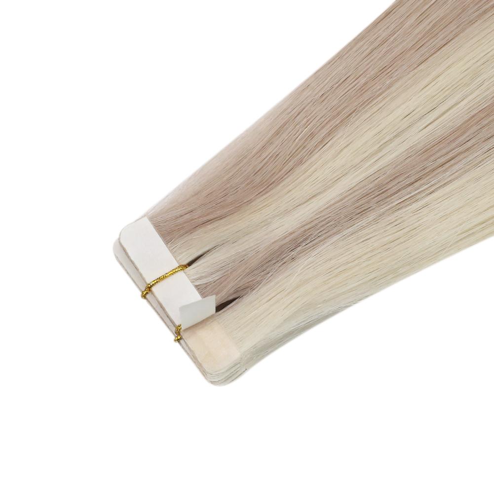 Fshine Seamless Injection Tape in Hair Extensions 100% Brazilian Virgin Hair 100g (#18P613)