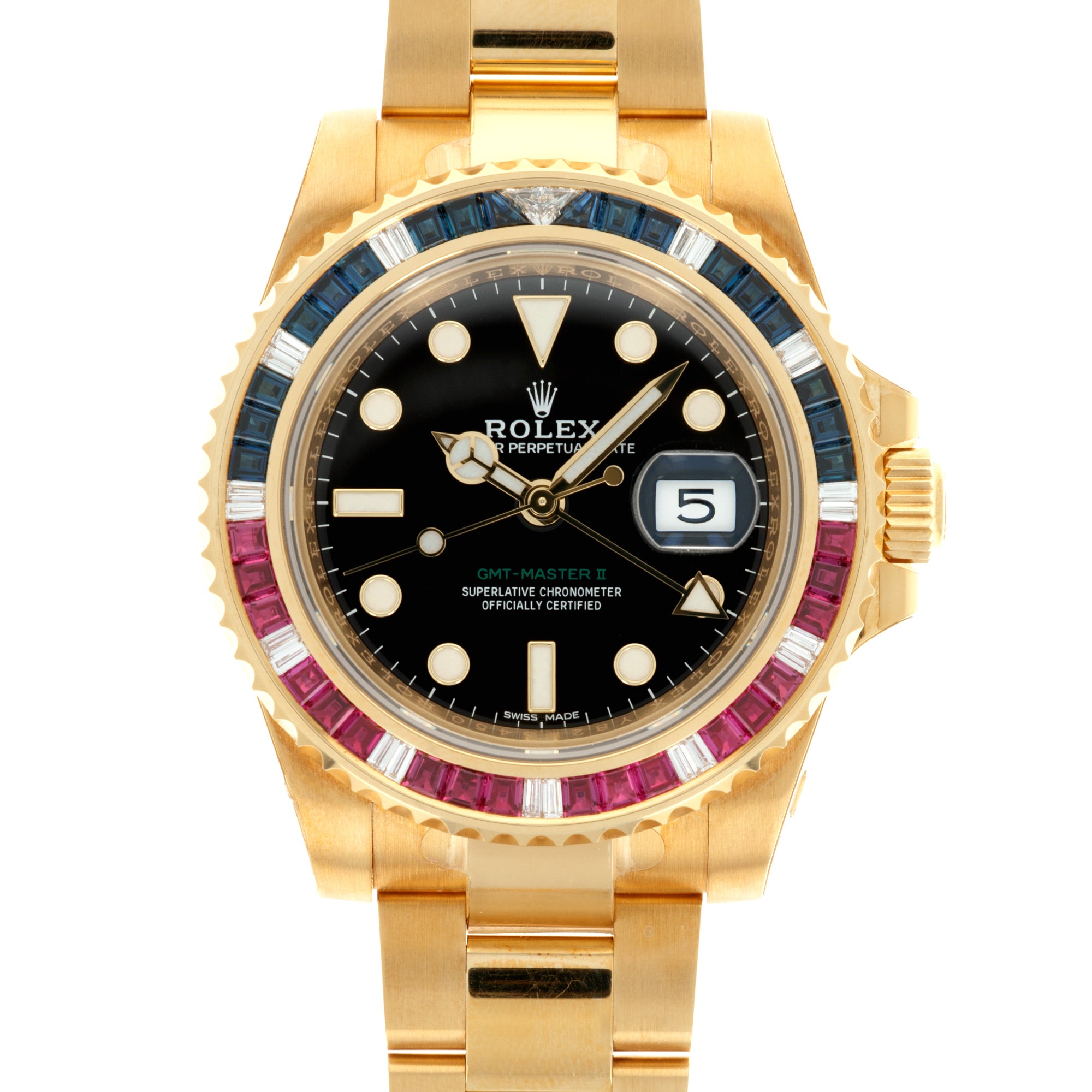 Rolex Yellow Gold GMT-Master SARU Watch Ref. 116748 with Stickers