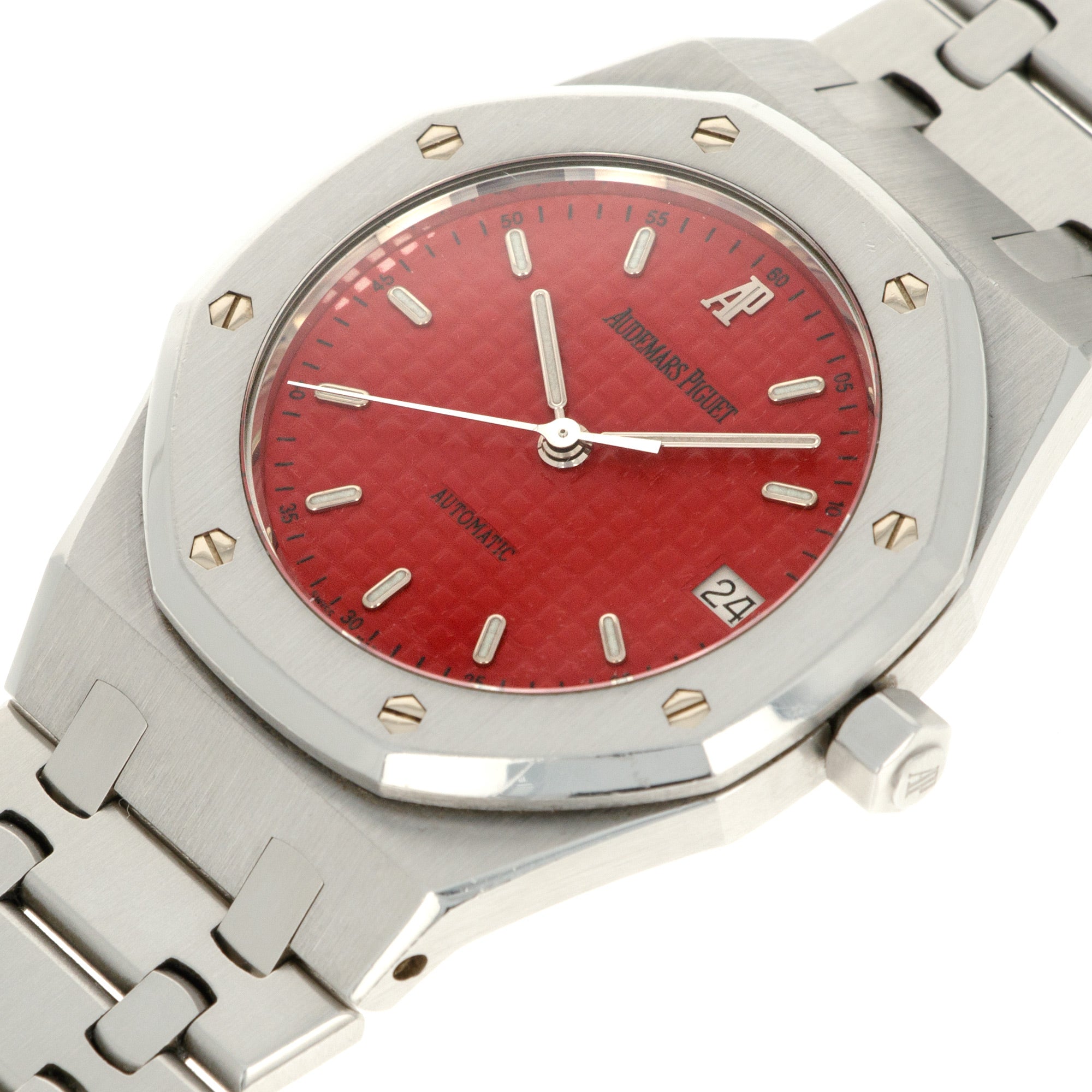 Audemars Piguet Steel Royal Oak Red Ferrari Dial Ref. 14790 with Certificate