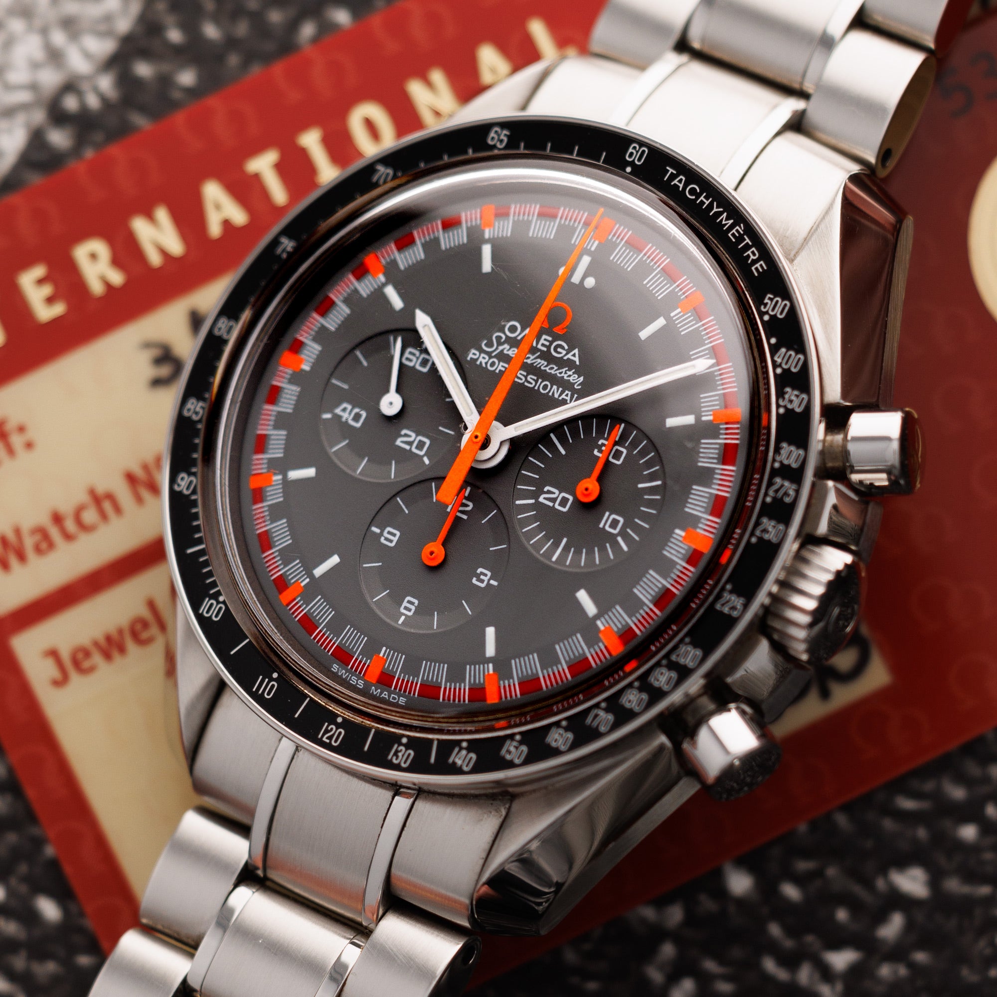 Omega Steel Speedmaster Ref. 3570.40 with Japan Racing Dial