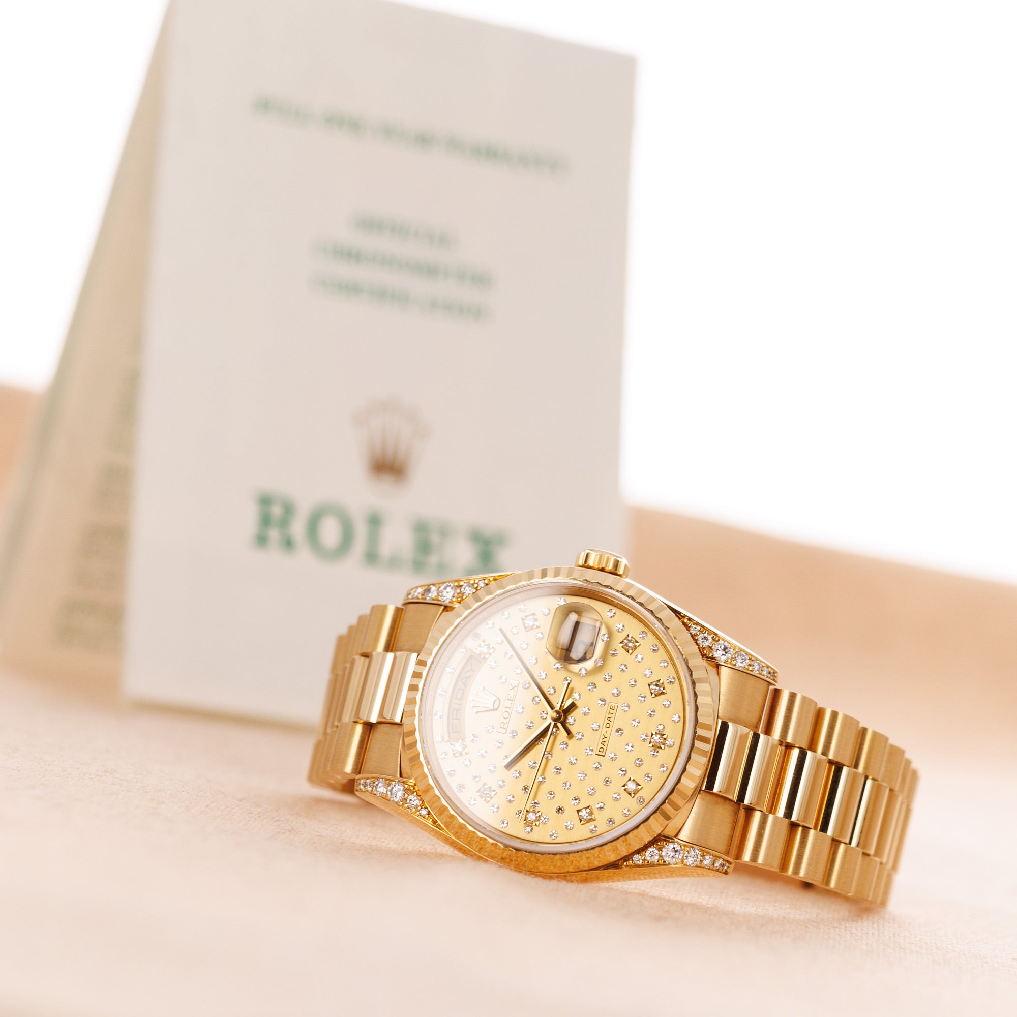 Rolex Yellow Gold Day-Date Ref. 18038 with Missoni Ruby Dial
