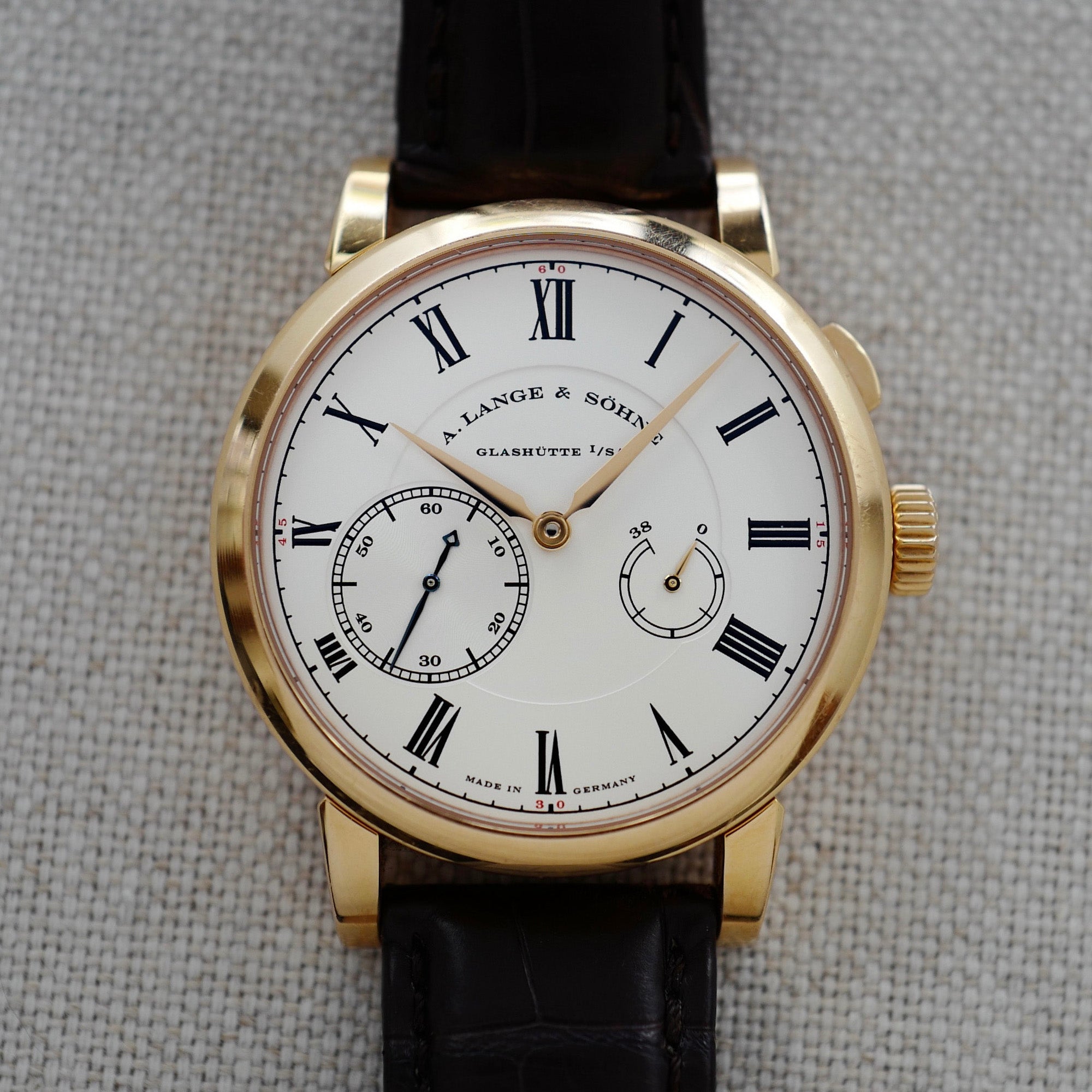 A Lange & Sohne Rose Gold Richard Lange Referenzuhr Ref. 250.032