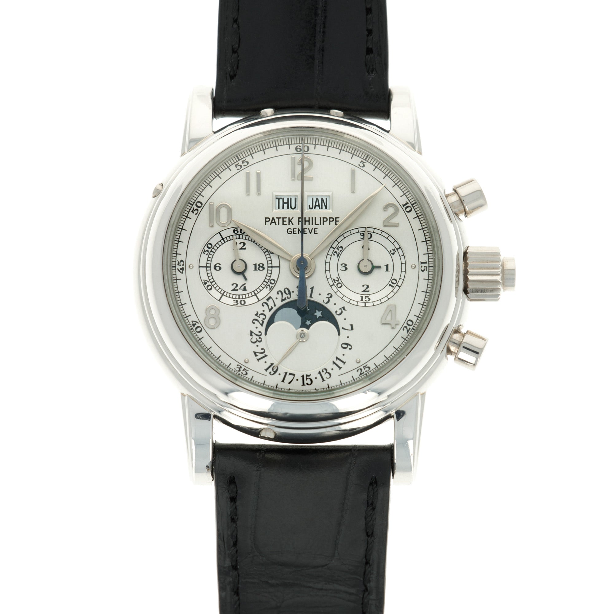 Patek Philippe Platinum Perpetual Calendar Split Seconds Chrono Ref. 5004