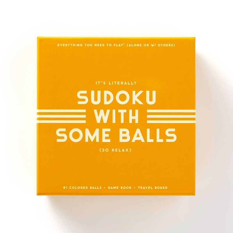 Sudoku with Some Balls Game Set