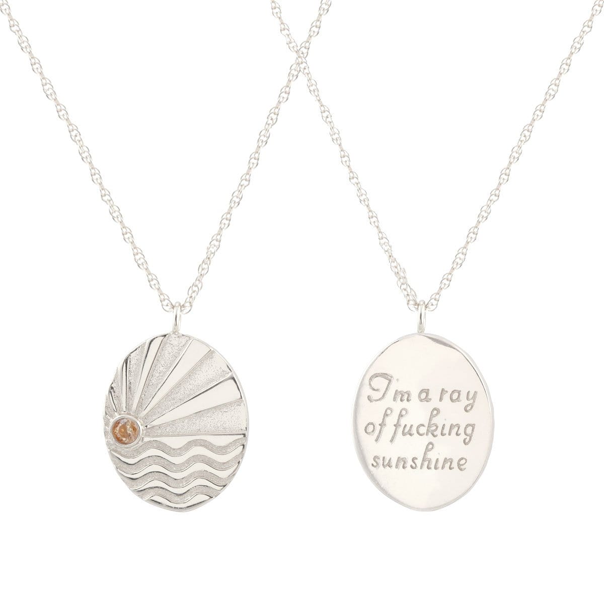 Ray of Sunshine Charm Necklace