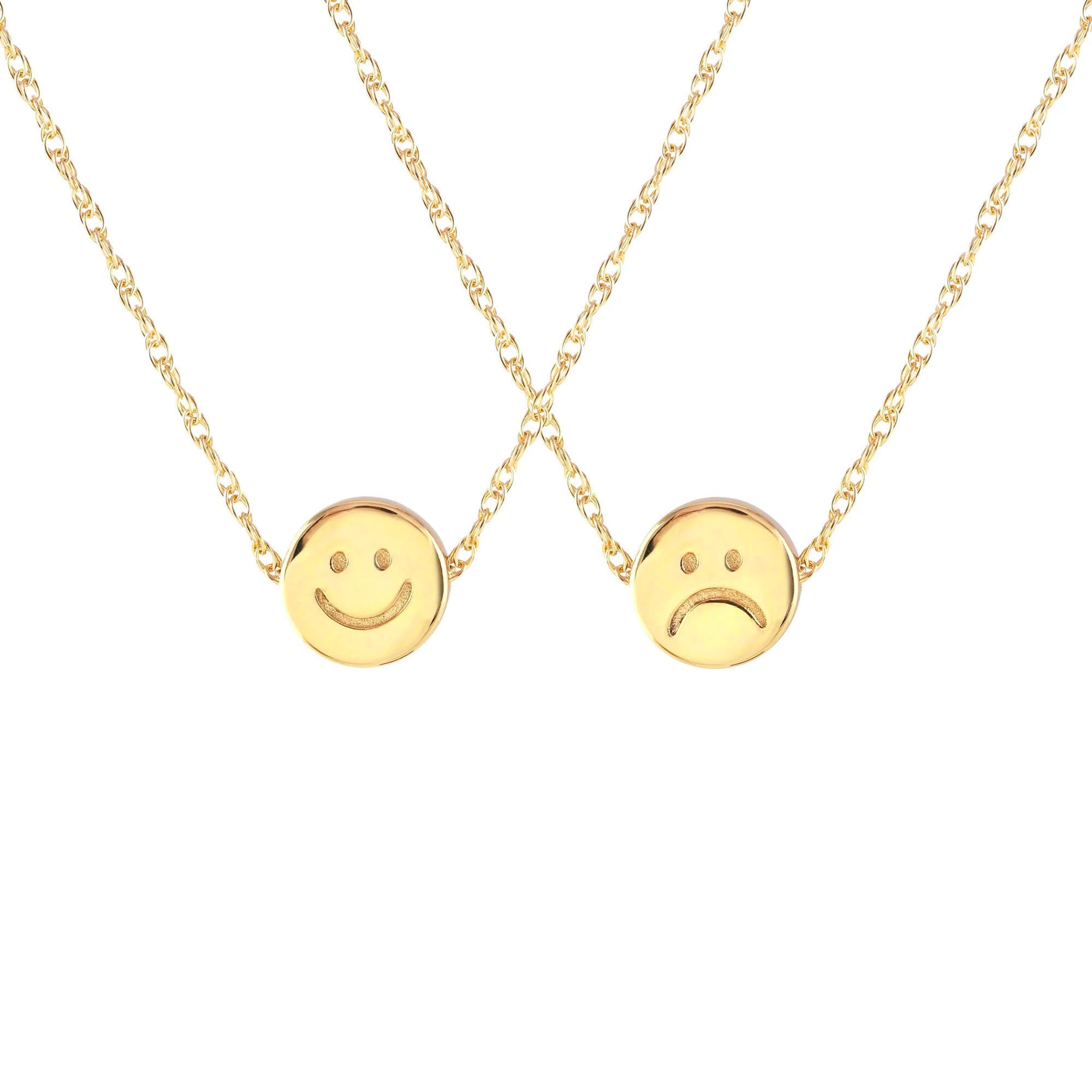 Happy Sad Chain Necklace
