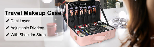 Manicure Set Makeup Case，Pink – Relavel