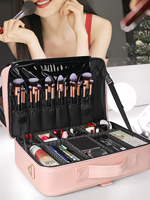 Relavel Detachable 60 Slots 3 Layer Lipstick Storage Case