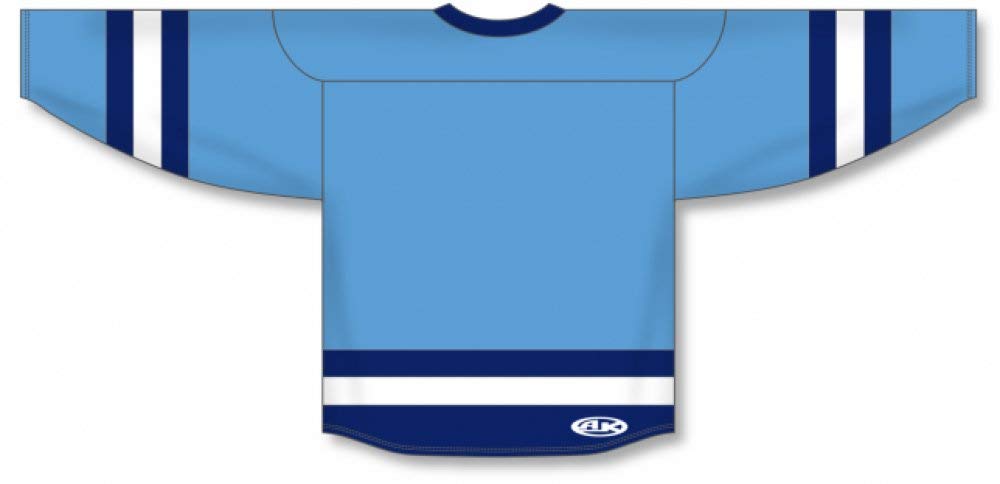 Custom Customization Depot Sky, Navy, White League Canada / USA Made  Hockey Jerseys