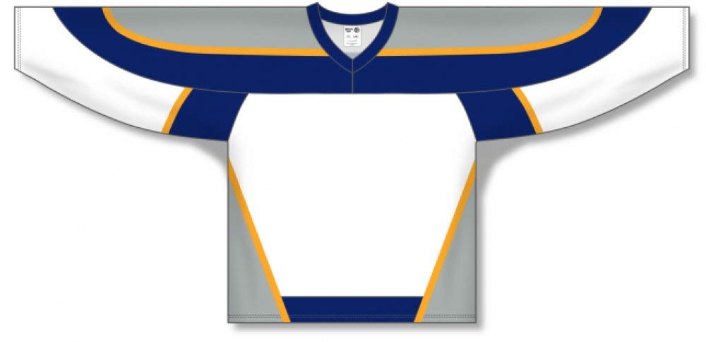 Custom Nashville White Gussets Pro Canada / USA Made  Hockey Jerseys