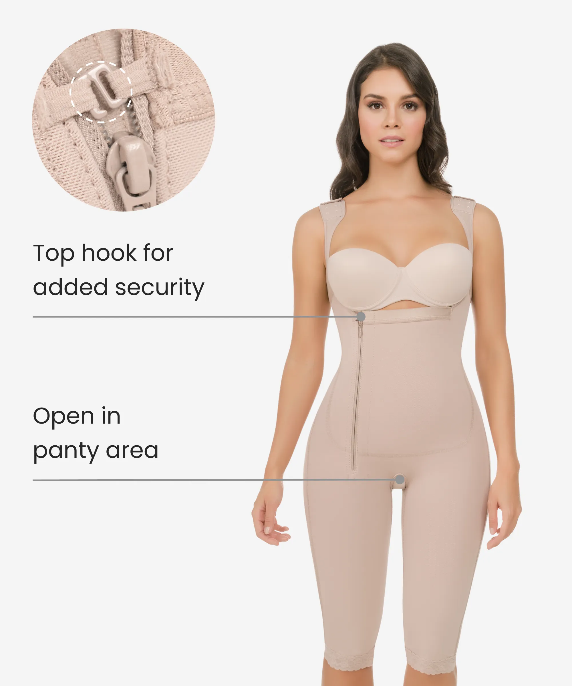 Slim and firm control bodysuit - Style 438