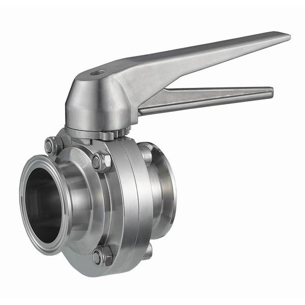 Tri Clamp Butterfly Valve - Squeeze Trigger