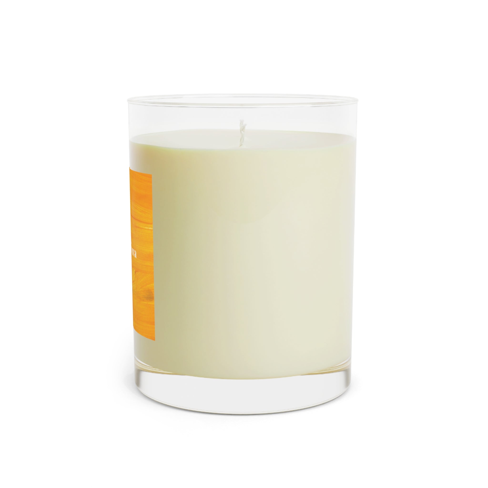 Abstract Yellow Candle