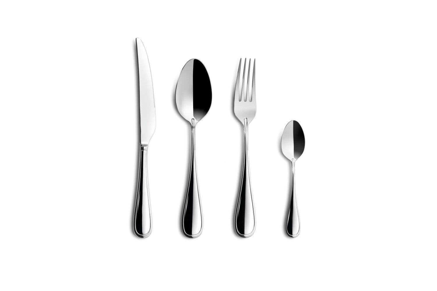 Comas 30 Table Top Pieces Contour 18/10 4mm Stainless Steel Silver(8710)