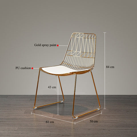 Yaroslava Iron Dining Chair