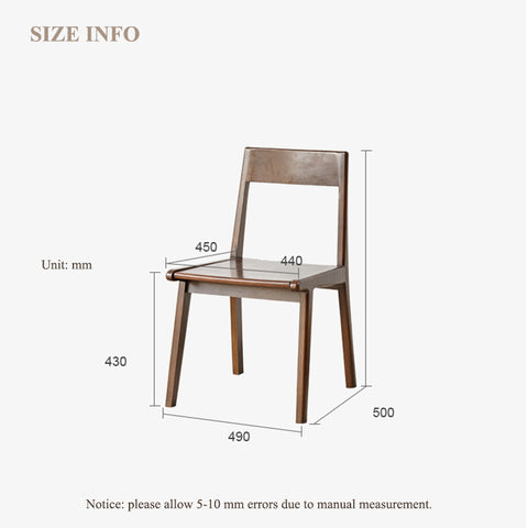 Yeva Wood Dining Chair (set of 2)