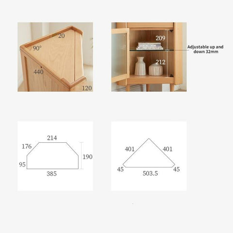 Donato Corner Storage Cabinet