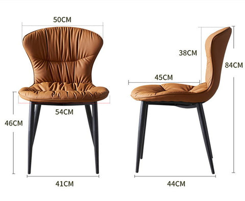 Katoka Leather Dining Chair (set of 2)