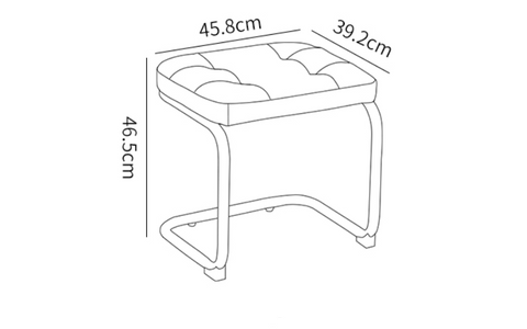 Salvatore Leather Bench & Ottoman