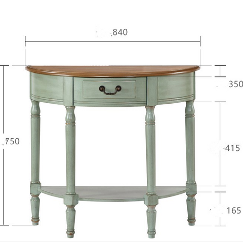 Alberta Semicircle Hallway Console Table