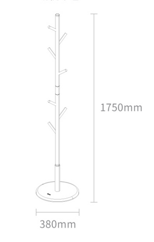 Vodder Bamboo Coat Rack