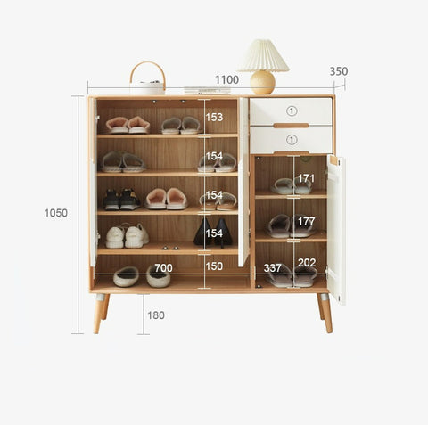 Giovanni Shoe Storage Cabinet