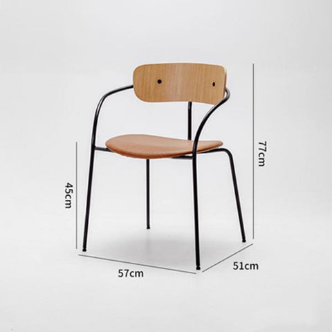 Iryna Industrial Dining Chair (set of 2)