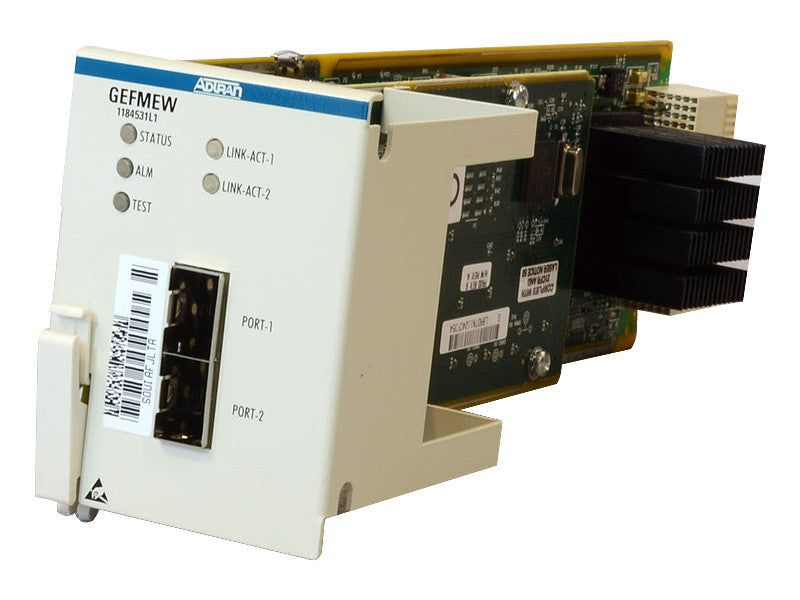 Adtran Opti-6100 1184531L1 GEFMEW 2 Port Ethernet Module EOS