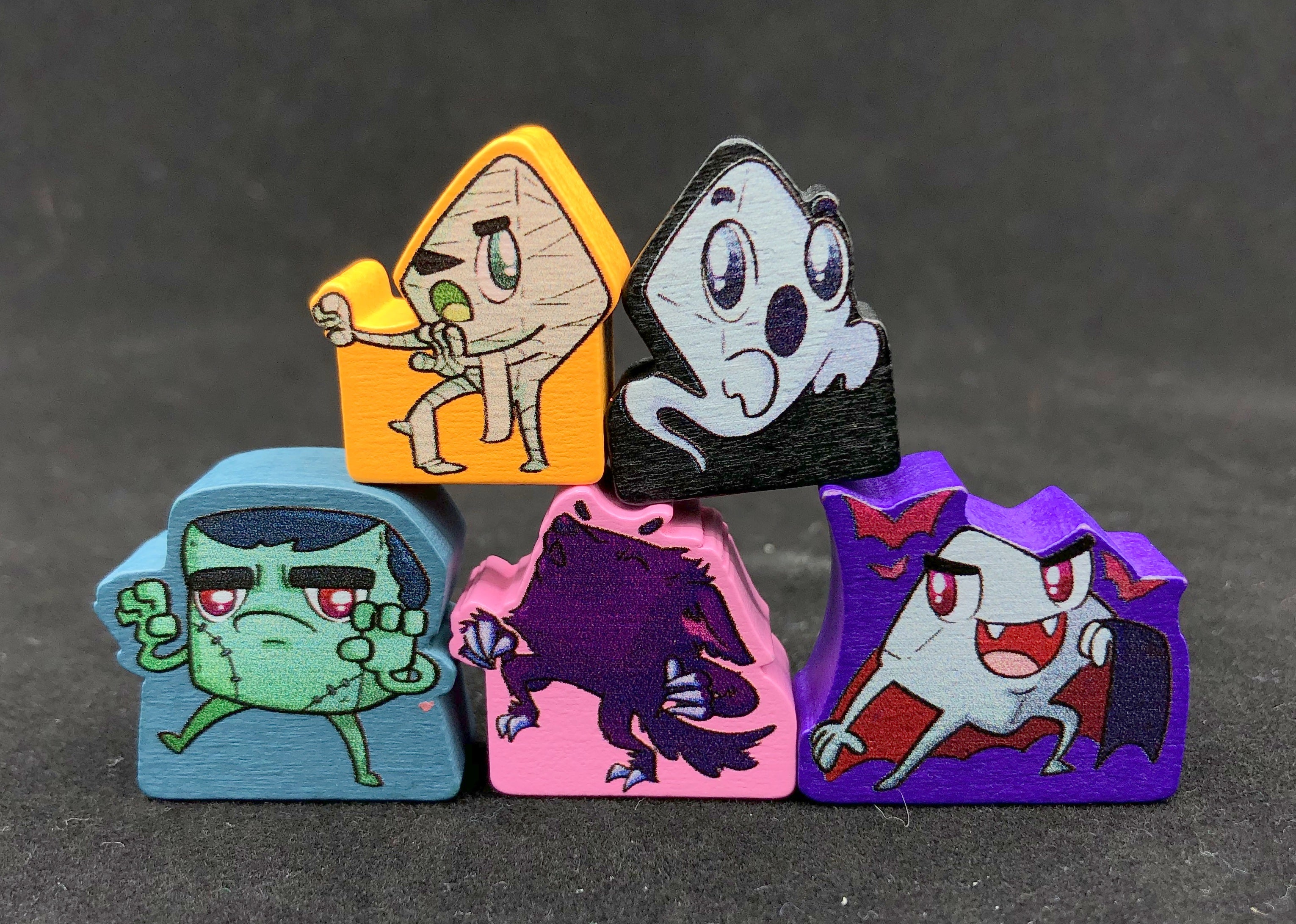 The Dice Tower: Monster Meeple Set (pack of 10, two of each monster)